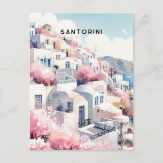 Cartão Postal santorini