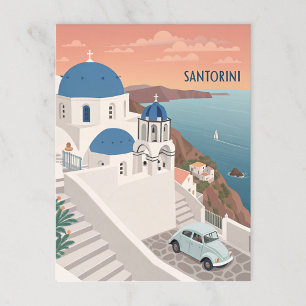 Cartão Postal Santorini, Grécia