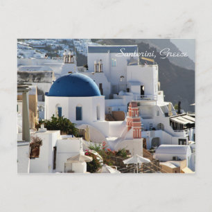 Cartão Postal Santorini, Grécia, Aldeia de Oia, Fotografia