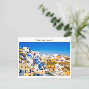 Cartão Postal Santorini na Grécia