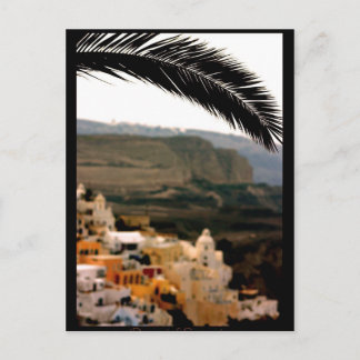 Cartão Postal Santorini, PostCard de arte Grécia