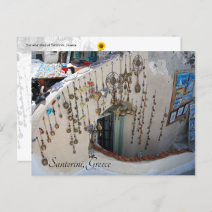 Cartão Postal Santorini, Souvenirs Grécias - postais