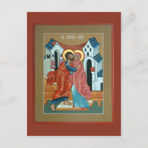 Cartão Postal Santos Joachim e Anna Postcard