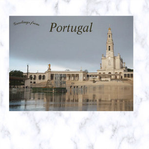 Cartão Postal Santuário da Fatima Portugal