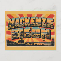 Santuário de Bisonte Mackenzie NT Planícies da Tai