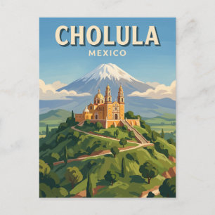 Cartão Postal Santuário de Cholula de Nossa Senhora dos Remédios