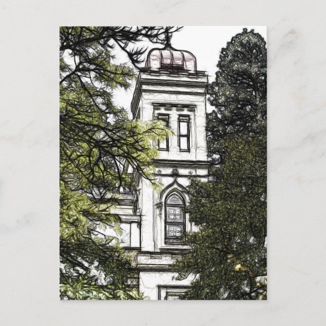 Cartão Postal Santuário entre as árvores (Frente)