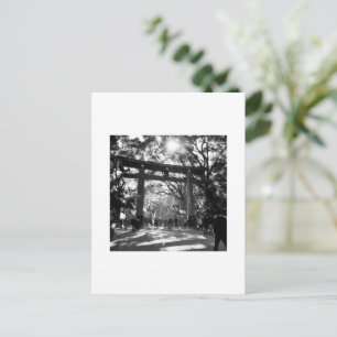 Cartão Postal Santuário Meiji: Tóquio