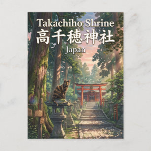 Cartão Postal Santuário Takachiho Japão
