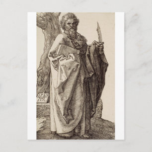 Cartão Postal São Bartolomeu o Apóstolo Arte Fino