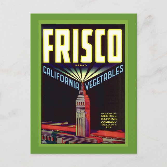 Cartão Postal São Francisco (Frente)