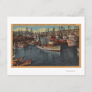 Cartão Postal São Francisco, CA, cercadores com rede de cerco n