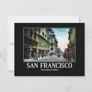 Cartão Postal São Francisco Chinatown 1910