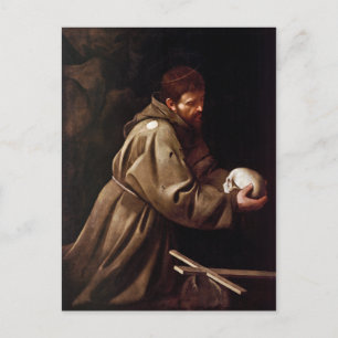Cartão Postal São Francisco em Oração - Caravaggio
