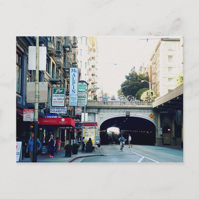 Cartão Postal São Francisco: Túneis (Frente)