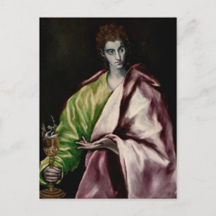 Cartão Postal São João Evangelista por El Greco