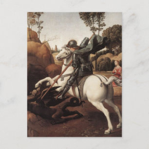 Cartão Postal São Jorge e o Dragão