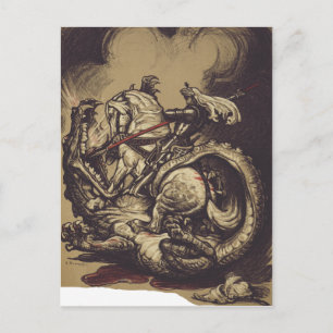Cartão Postal São Jorge e o Dragão Grande Mártir