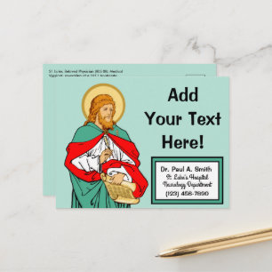 Cartão Postal São Lucas, o Médico Amado (RLS 08; MedVers.)