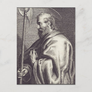 Cartão Postal São Mateus o Evangelista - Reprodução de Arte Fina
