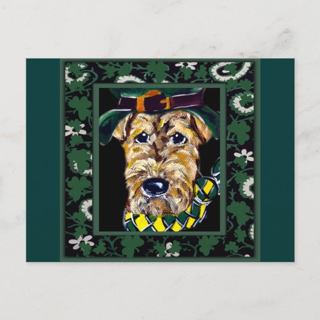Cartão Postal São Patrício Airedale (Frente)