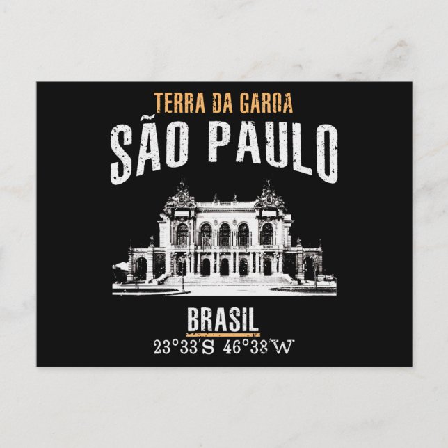Cartão Postal São Paulo (Frente)