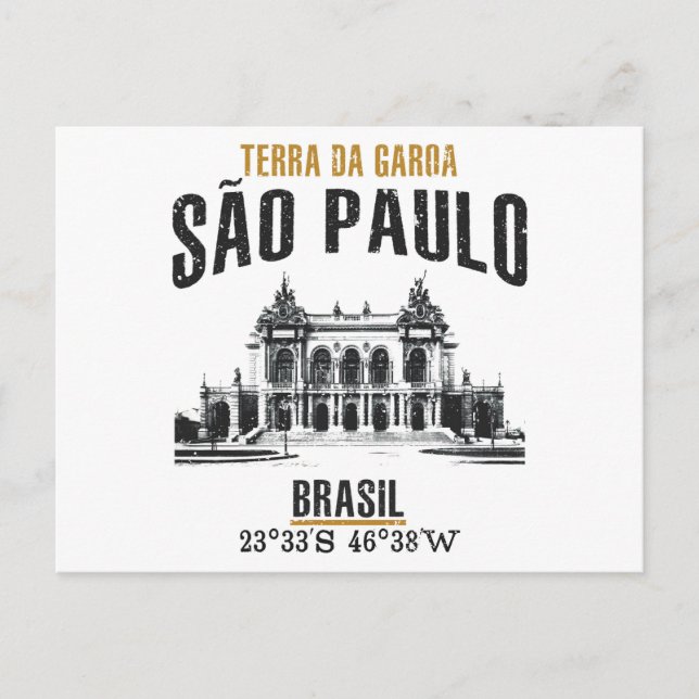 Cartão Postal São Paulo (Frente)