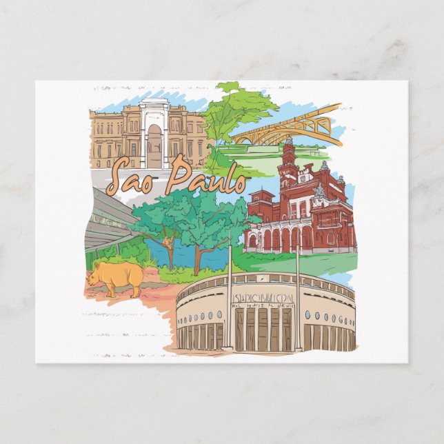 Cartão Postal São Paulo (Frente)