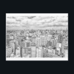 Cartão Postal Sao Paulo, Brasil<br><div class="desc">Vista aérea de Sao Paulo,  a cidade a mais grande em Brasil</div>