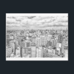 Cartão Postal Sao Paulo, Brasil<br><div class="desc">Vista aérea de Sao Paulo,  a cidade a mais grande em Brasil</div>