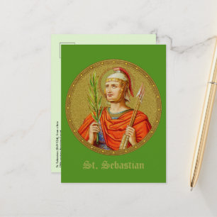 Cartão Postal São Sebastião (SNV 24) (Imagem Redonda) Poste Vert