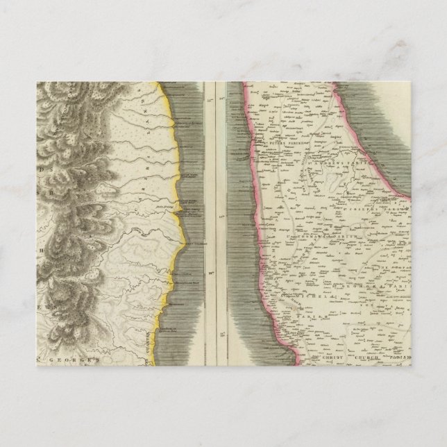 Cartão Postal São Vicente, Barbados (Frente)