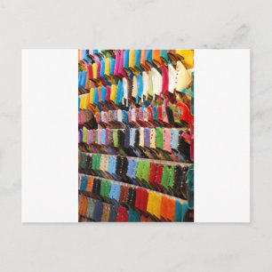 Cartão Postal Sapatos Marroquinos