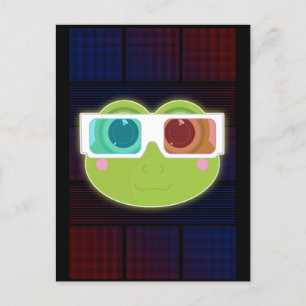 Cartão Postal sapo 3D