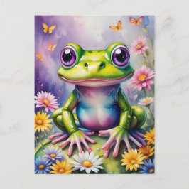 Cartão Postal Sapo com a arte digital mais flexível