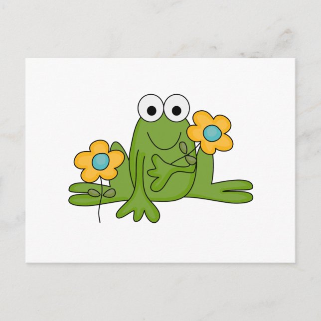 Cartão Postal sapo de floração (Frente)