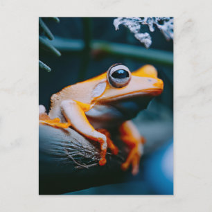 Cartão Postal Sapo Laranja