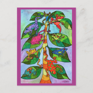 Cartão Postal Sapo Oaxacan Árvore da Vida