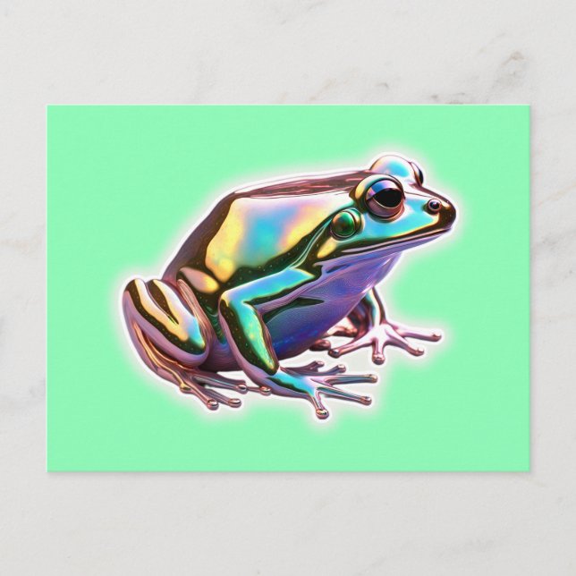 Cartão Postal Sapo rico (Frente)