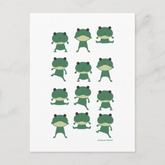 Cartão Postal sapo saltitante