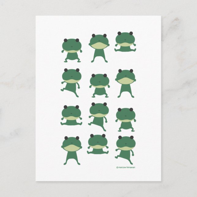 Cartão Postal sapo saltitante (Frente)