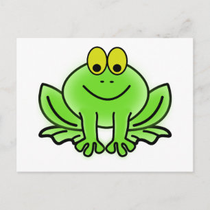 Cartão Postal Sapo Verde