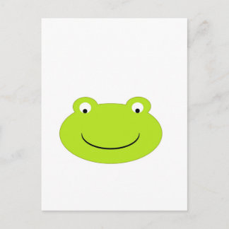Cartão Postal Sapo Verde Bonito Face