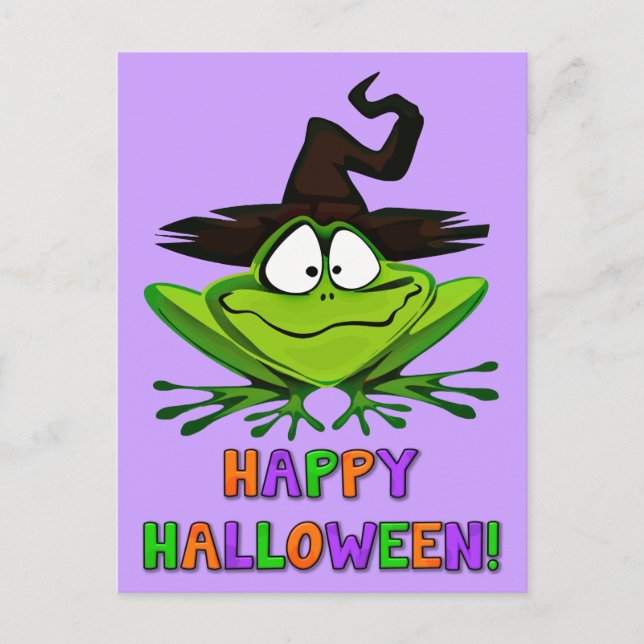 CARTÃO POSTAL SAPO WITCH (Frente)