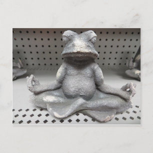 Cartão Postal Sapo Yoga