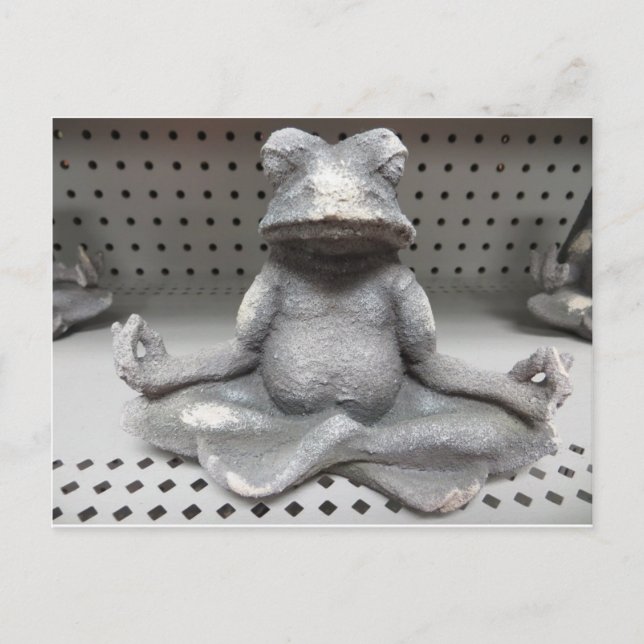 Cartão Postal Sapo Yoga (Frente)