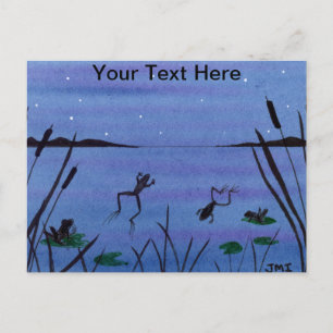 Cartão Postal Sapos