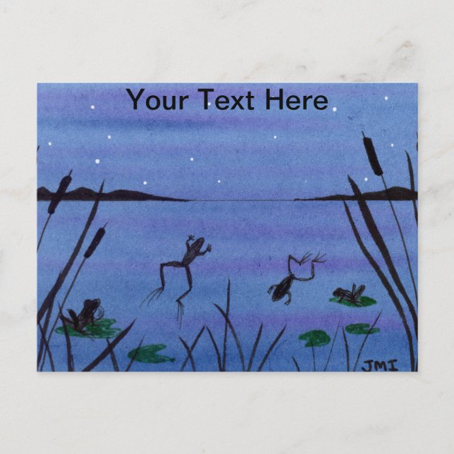 Cartão Postal Sapos (Frente)