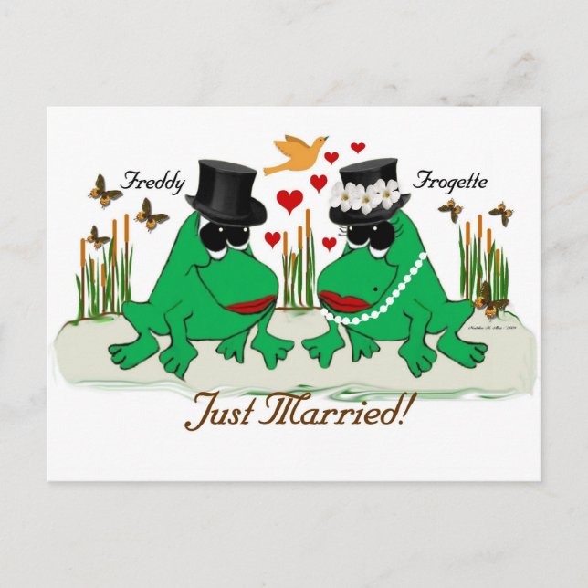 Cartão Postal Sapos (Frente)