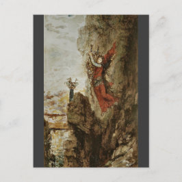 Cartão Postal Sappho em Lefkada por Gustave Moreau